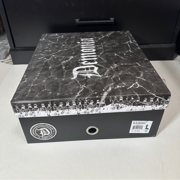 Demonia Slacker 200 Black Mid-Calf Boots - Picture 7 of 9